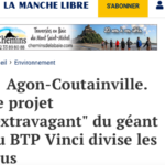 Le projet "extravagant" de Vinci et la CMB. L'article de La Manche Libre